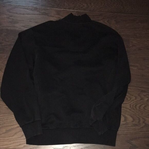 Black Hugo Boss 1/4 zipper T neck pullover green label ski snowboard sweater XL - Picture 5 of 5